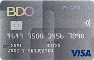BDO Visa Platinum Card