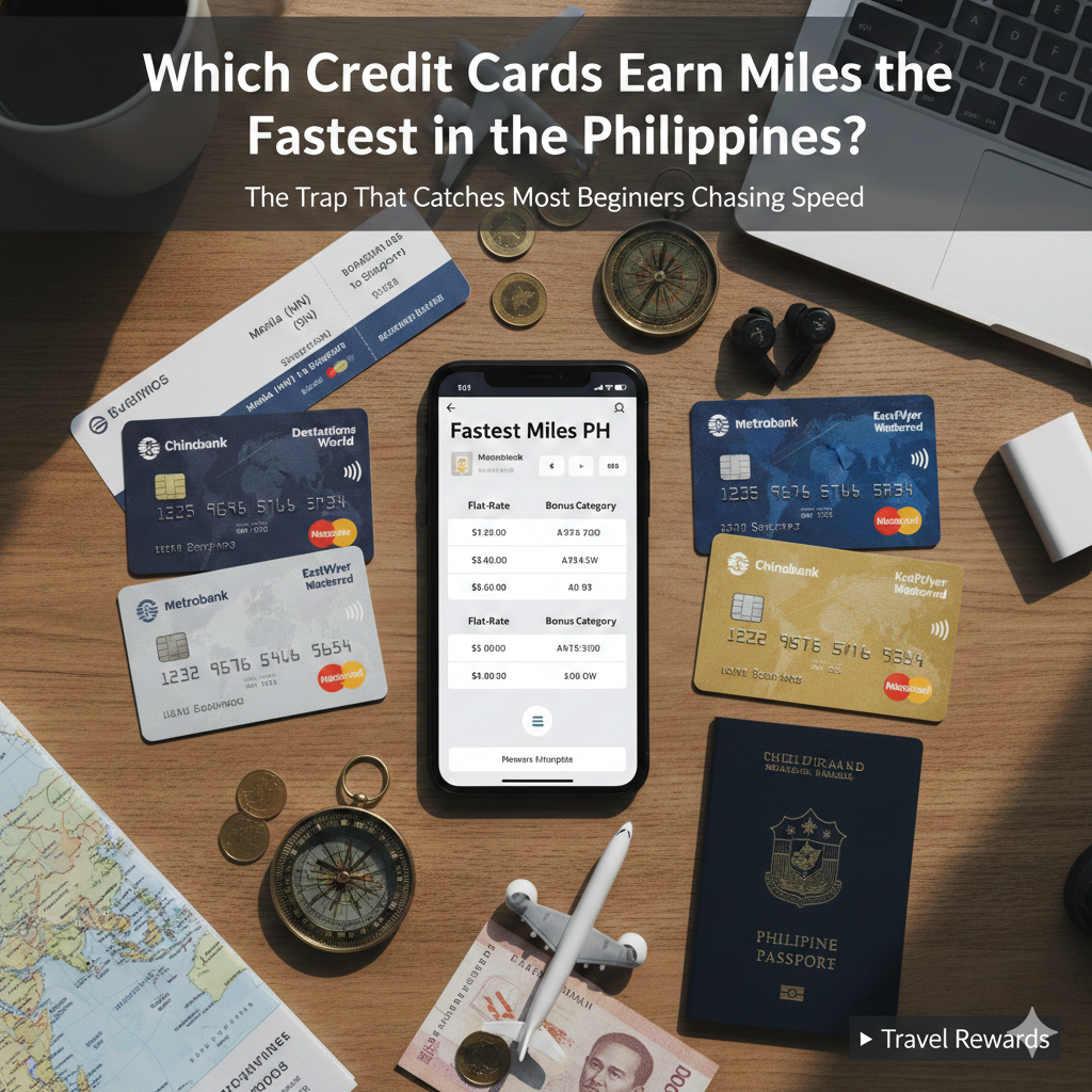 Which Credit Cards Earn Miles the Fastest in the Philippines (Without Overspending)