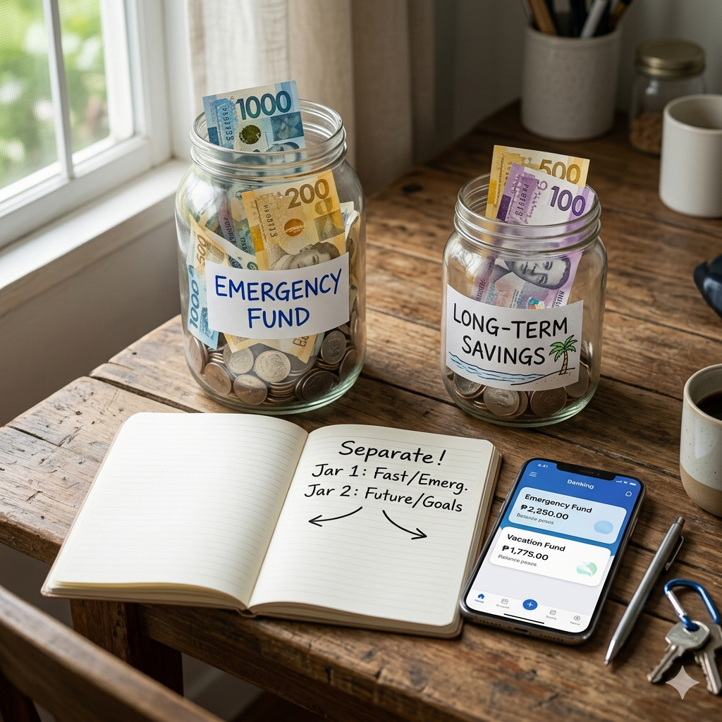 Should You Separate Emergency Fund and Long-Term Savings?