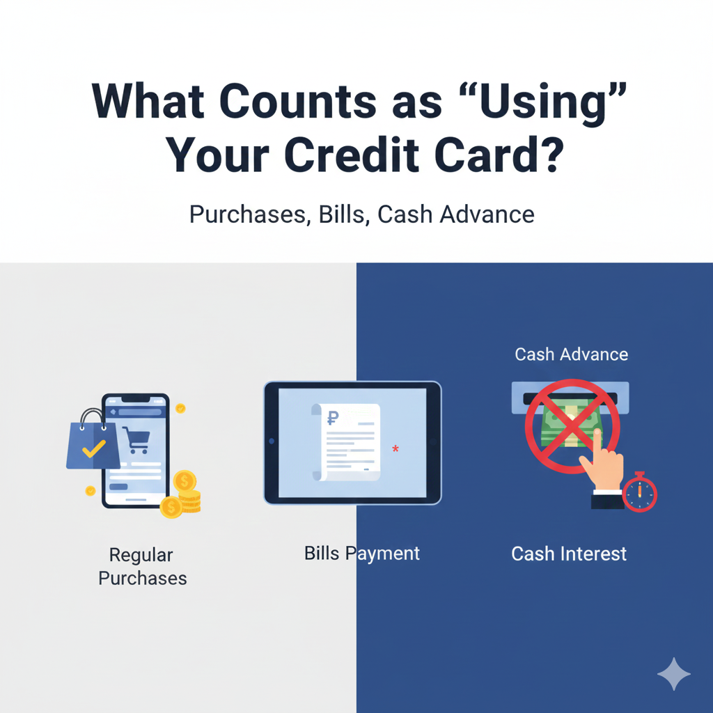 What Counts as Credit Card Usage